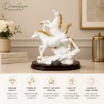 Decorative Horse Statue Table Accent