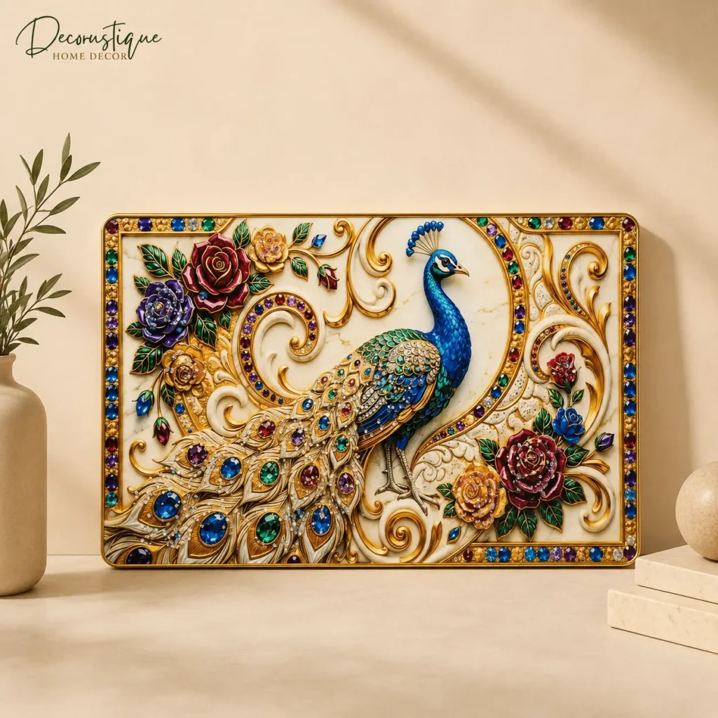 Peacock Wall Art Frame