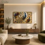 Peacock Wall Art Frame