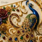 Peacock Wall Art Frame