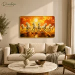 Running Horses Wall Art