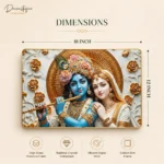 Divine Radha Krishna Wall Art Frame