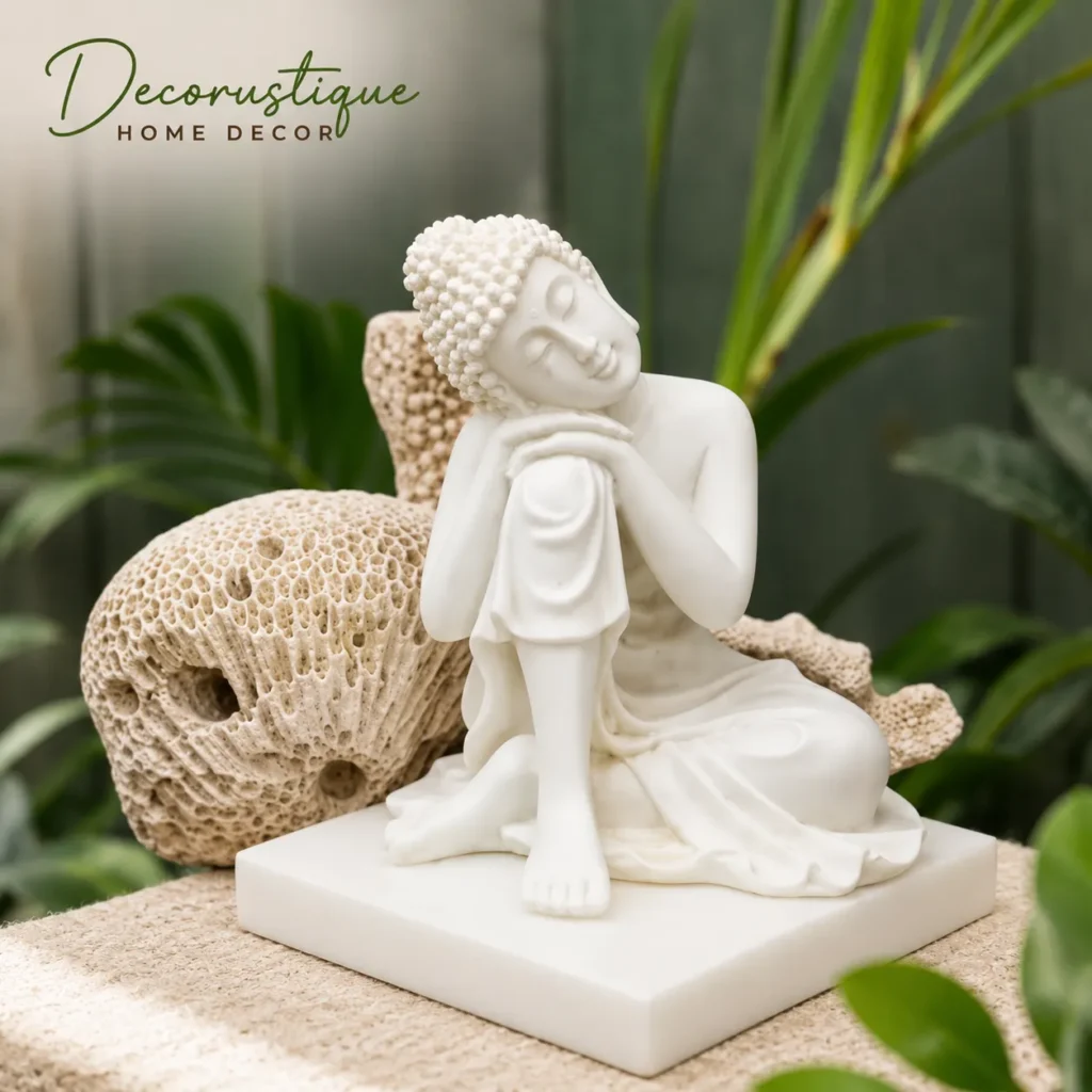 White Buddha Statue