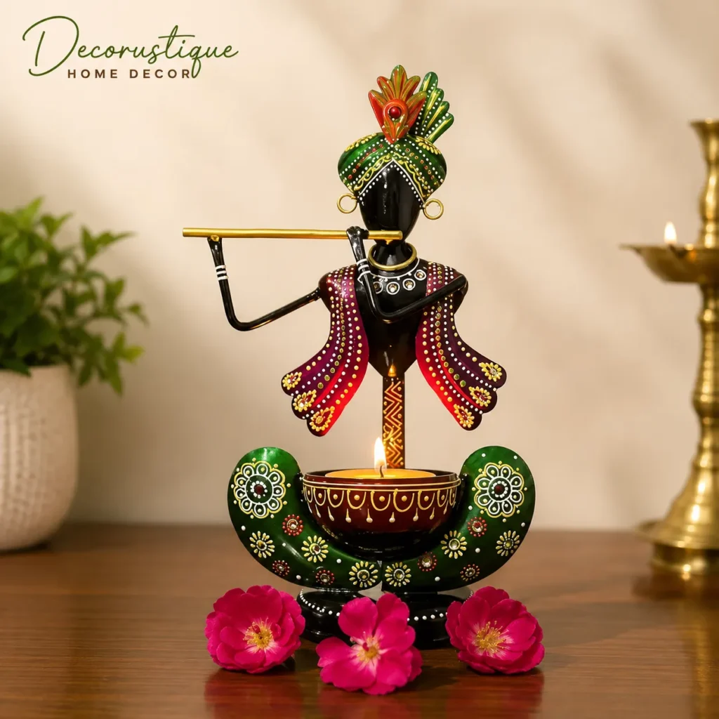 krishna tealight holder