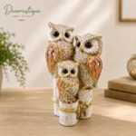 owl family statue