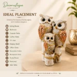 owl family statue