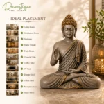 buddha blessing statue, buddha statue for home