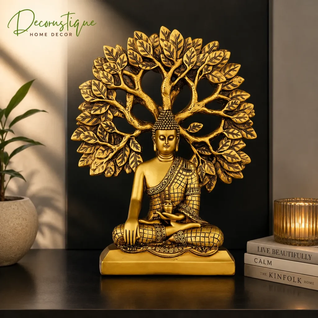buddha with bodhi tree