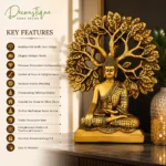 buddha with bodhi tree