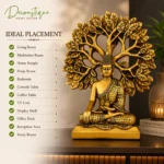 buddha with bodhi tree