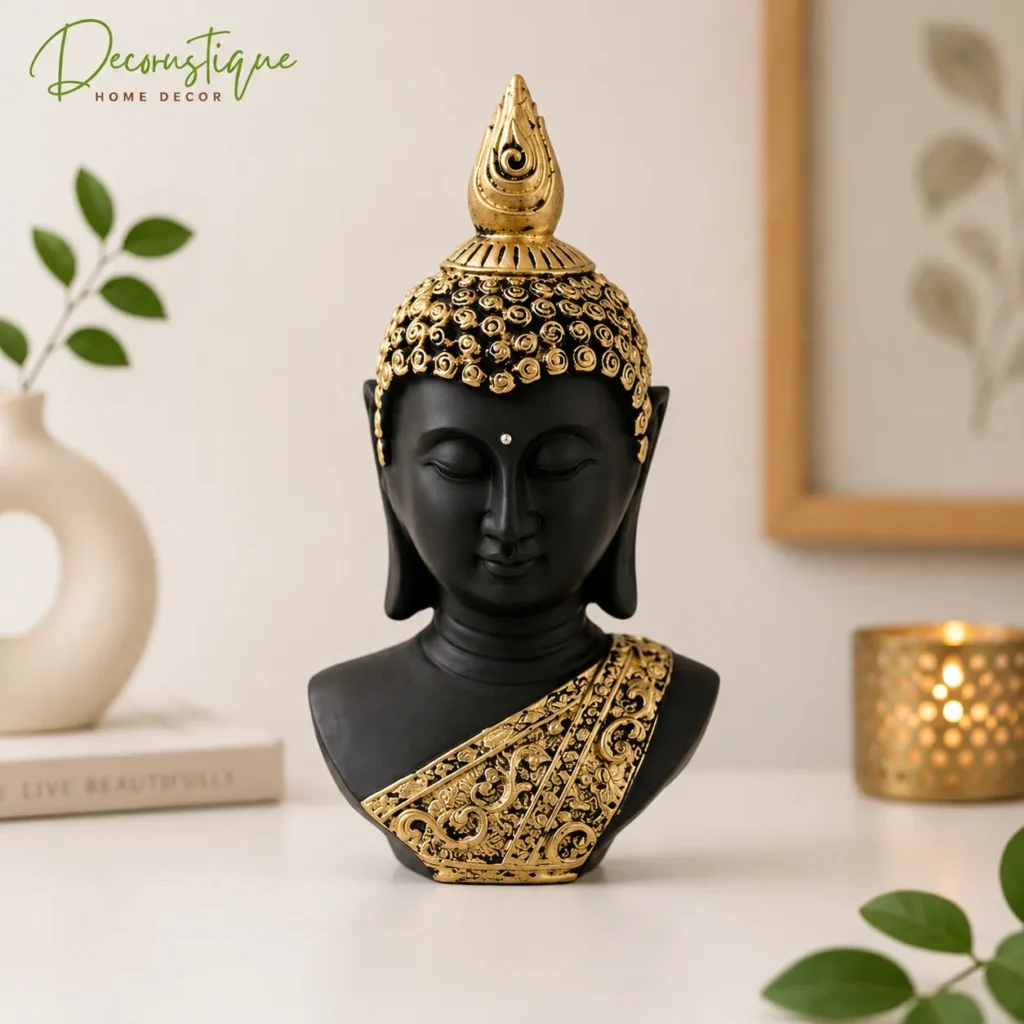 Add serene sophistication with our best-selling buddha head statue — bold sculptural detail for modern & Zen homes.