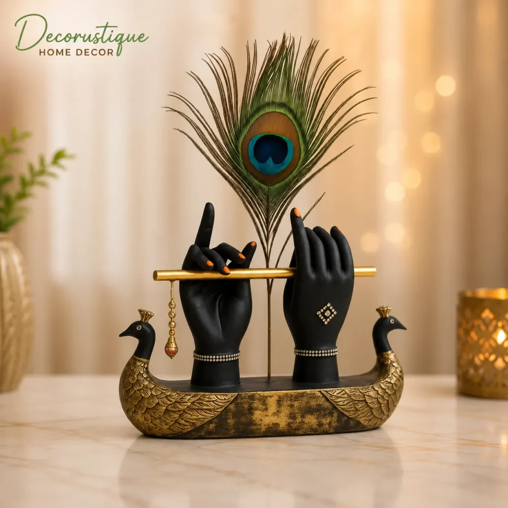 Best Krishna Hand Showpiece with Metal Flute