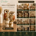 owl figurine set
