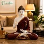 meditating buddha statue, buddha showpiece for living room