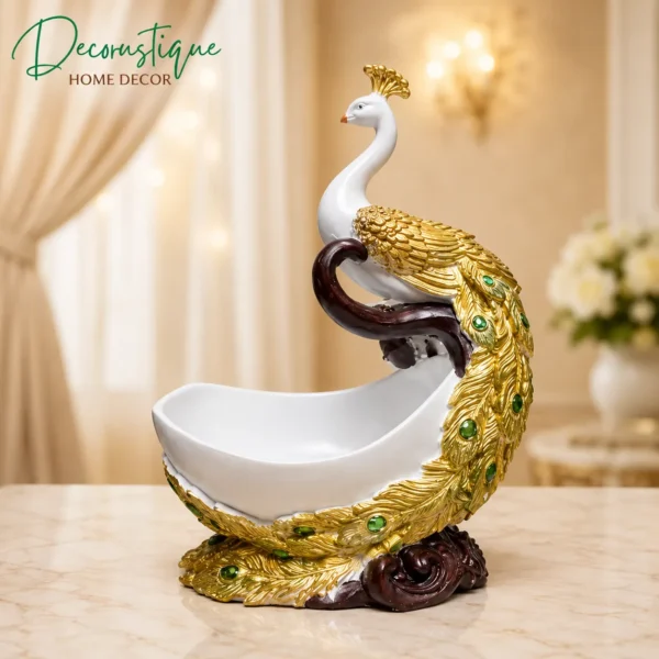 Luxury Peacock Decorative Bowl