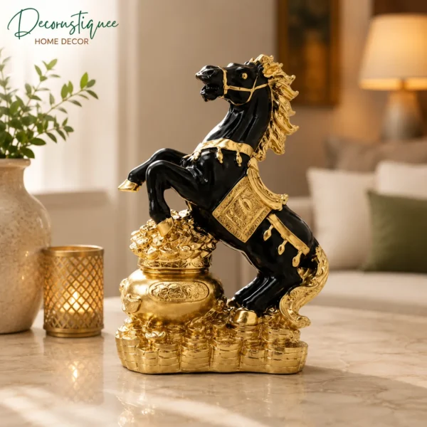 galloping horse statue