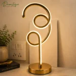 spiral led table lamp