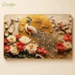 Royal Peacock Decorative Wall Frame