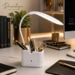 desk lamp with pen holder